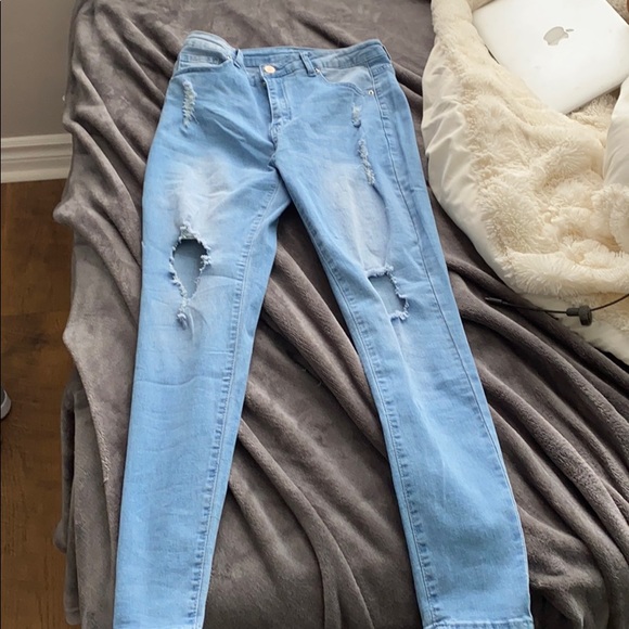 Blue washed Size M skinny jeans - Picture 1 of 1